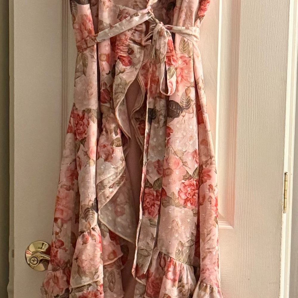 JessaKae Daphne Floral High Low Dress